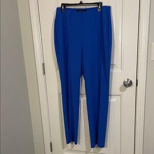 Ashley Stewart Cobalt Skinny Dress Pants
